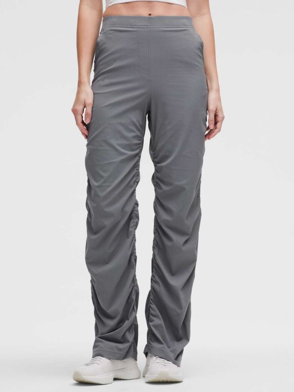 Lululemon Women's Dance Studio Slim-Fit High-Rise Flared Pant - Grey